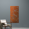 Apples Metal Screen: Garden Privacy Made Easy - Corten