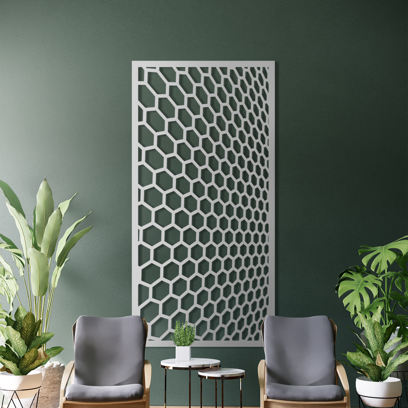 Hexwall Metal Garden Screen: Elevate Your Outdoor DÃ©cor