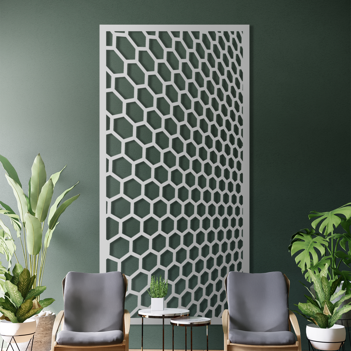 Hexwall Metal Garden Screen: Elevate Your Outdoor DÃ©cor