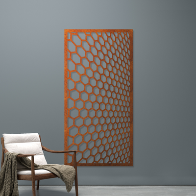 Hexwall Metal Garden Screen: Elevate Your Outdoor DÃ©cor