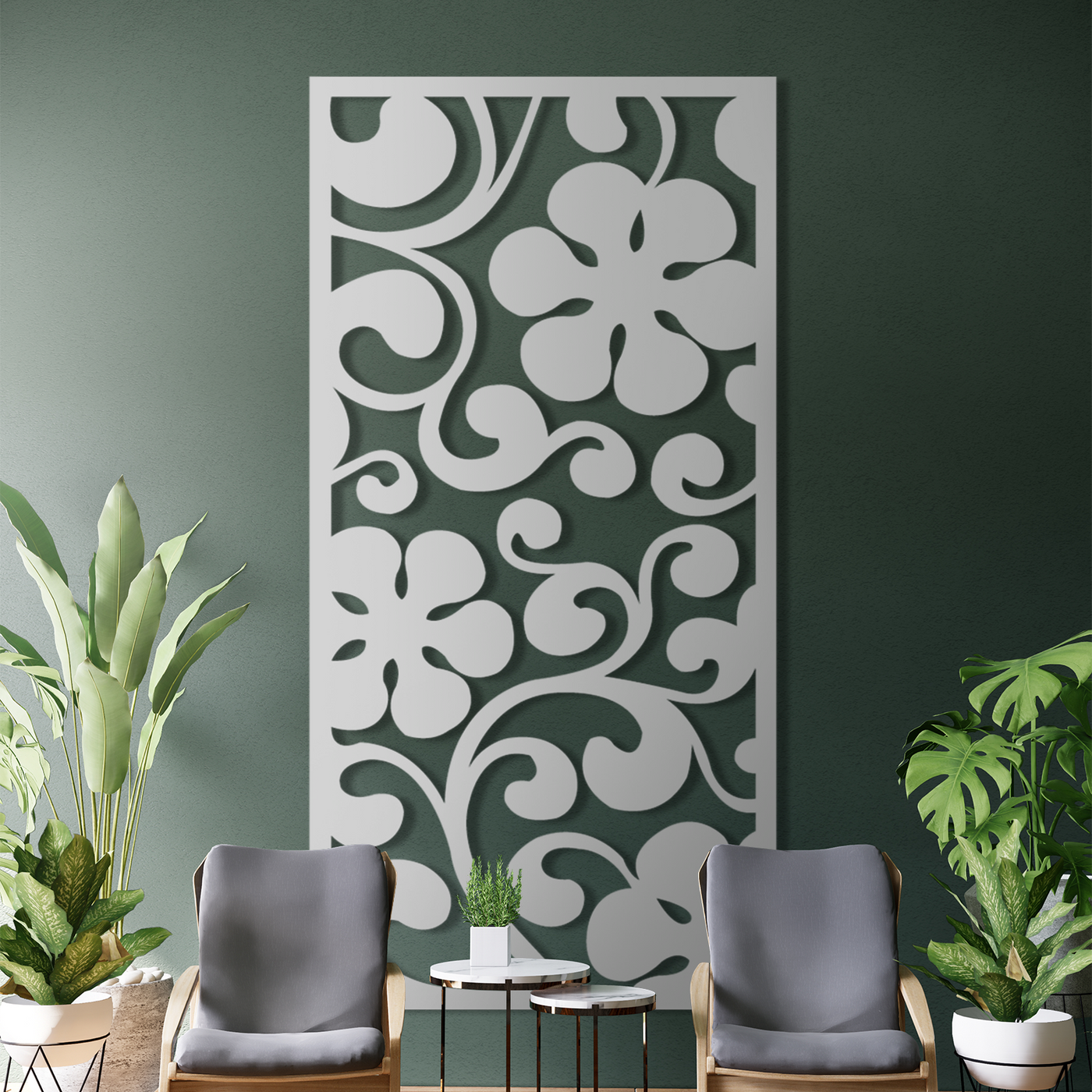 Simply Green Metal Screen: A Garden Screen that is Both Functional and Stylish