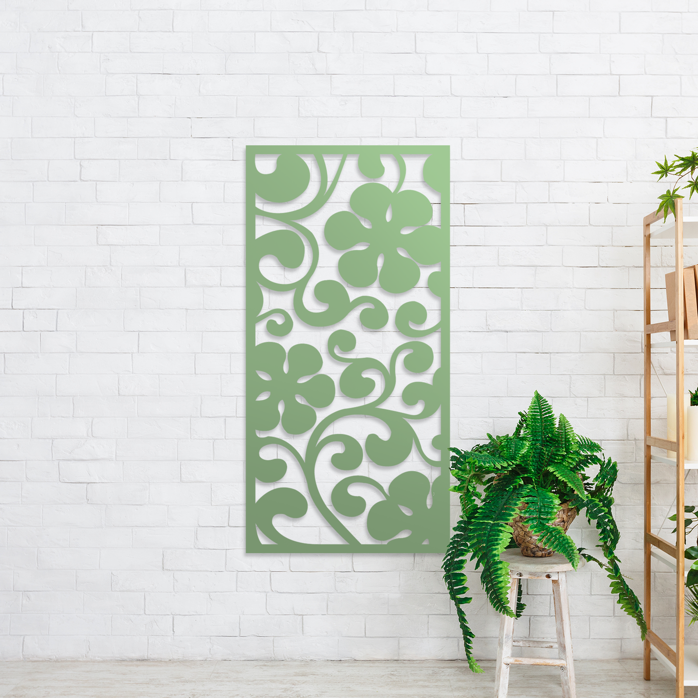 Simply Green Metal Screen: A Garden Screen that is Both Functional and Stylish