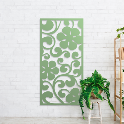 Simply Green Metal Screen: A Garden Screen that is Both Functional and Stylish