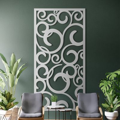 Curls Metal Screen: The Perfect Way to Add Privacy and Style to Your Garden