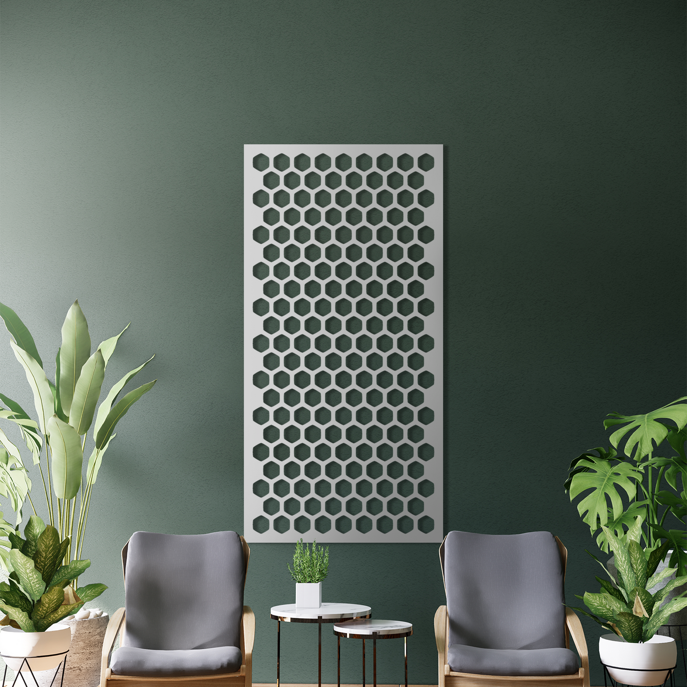 Zen Metal Garden Screen: Elegant Outdoor Privacy