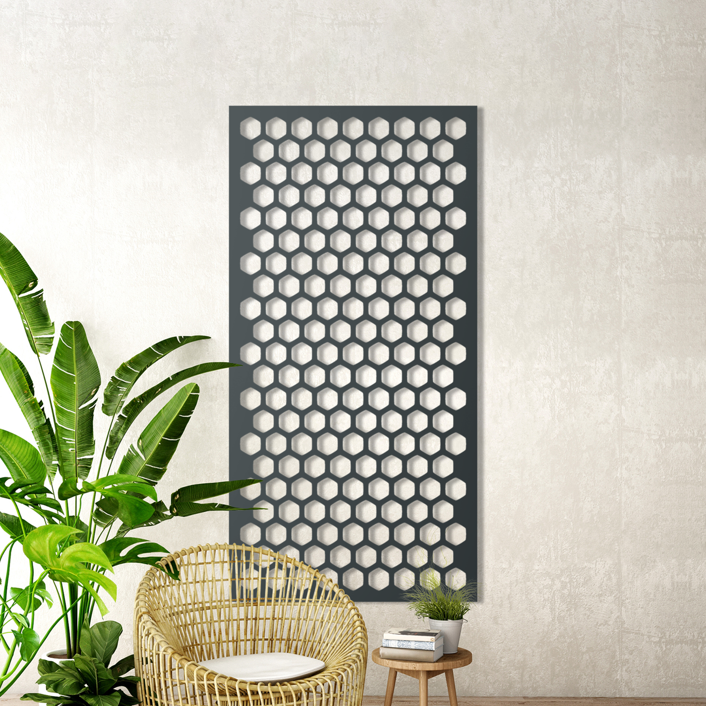 Zen Metal Garden Screen: Elegant Outdoor Privacy