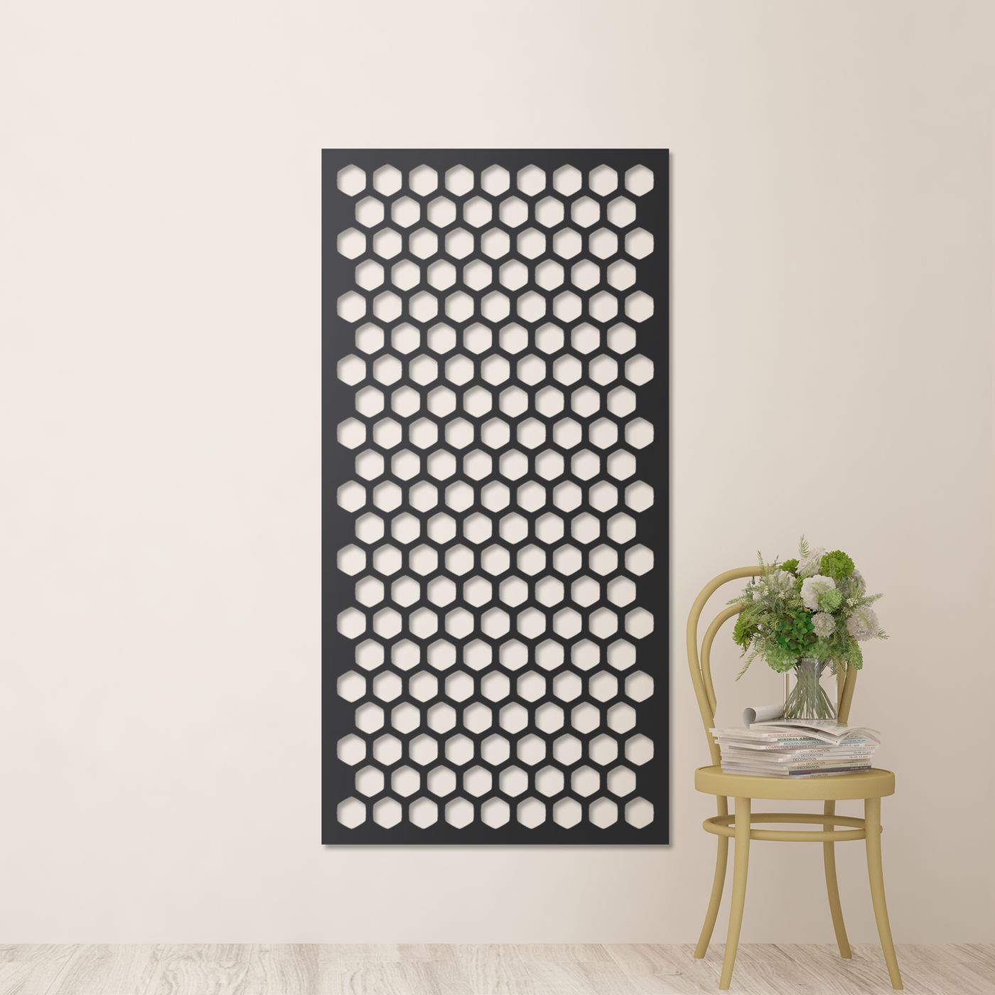 Zen Metal Garden Screen: Elegant Outdoor Privacy