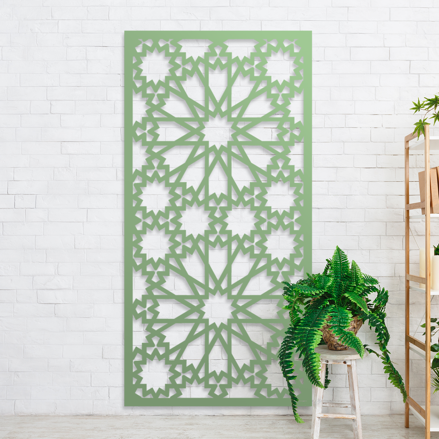 Moroccan Sunburst Metal Garden Screen: Adding Privacy to Your Garden in Style